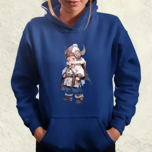 Chibi viking srác v2 női pulóver