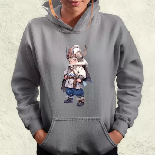 Chibi viking srác v2 női pulóver