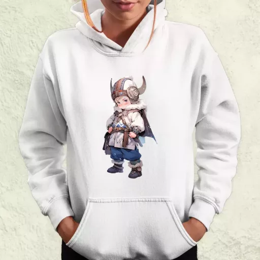 Chibi viking srác v2 női pulóver