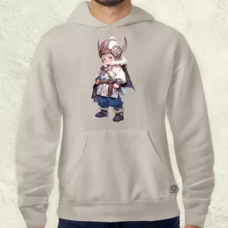 Chibi viking srác v2 férfi pulóver