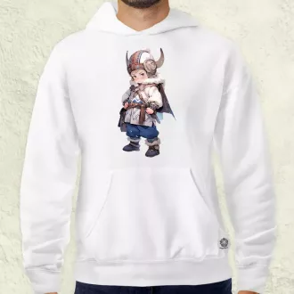 Chibi viking srác v2 férfi pulóver