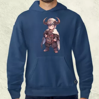 Chibi viking srác v4 férfi pulóver