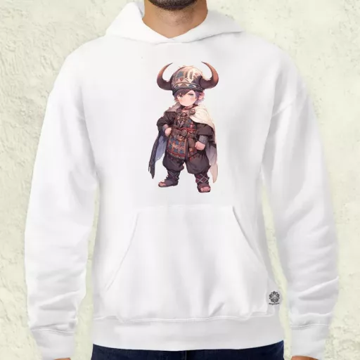 Chibi viking srác v4 férfi pulóver