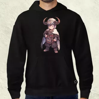 Chibi viking srác v4 férfi pulóver