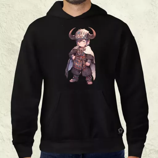 Chibi viking srác v4 férfi pulóver