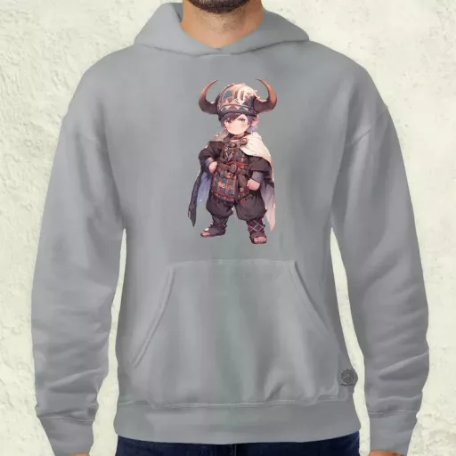 Chibi viking srác v4 férfi pulóver