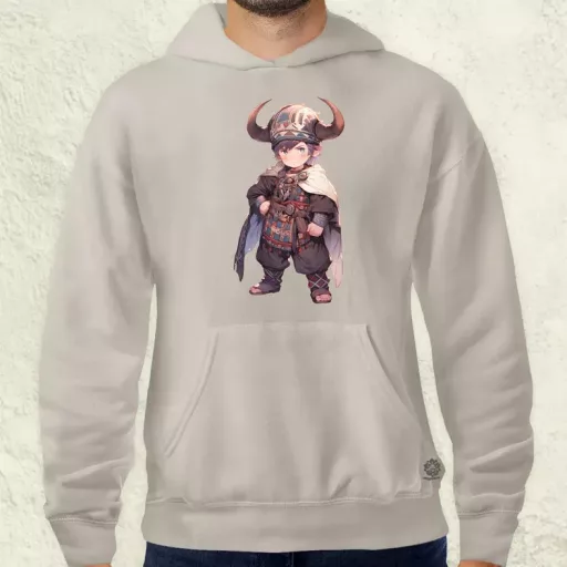 Chibi viking srác v4 férfi pulóver