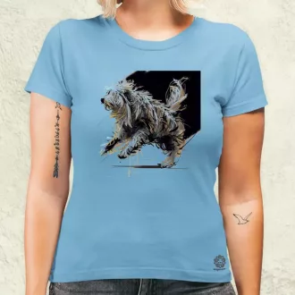 Magyar kutyák ugrik a komondor női póló