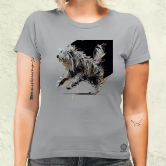 Magyar kutyák ugrik a komondor női póló