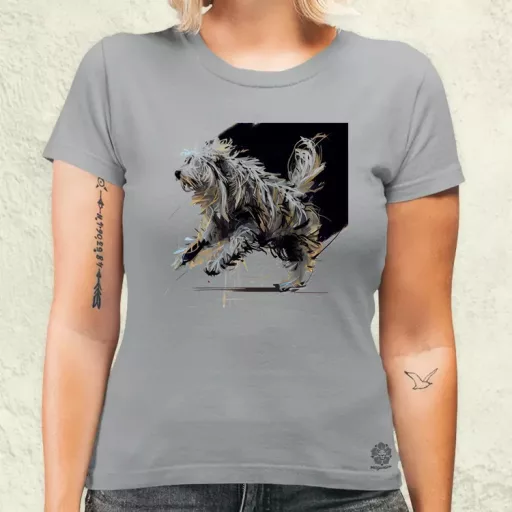 Magyar kutyák ugrik a komondor női póló