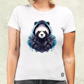 Cyberpunk panda v3 női póló