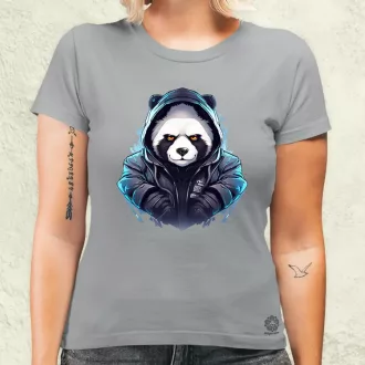 Cyberpunk panda v3 női póló