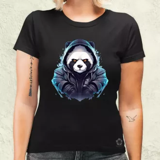Cyberpunk panda v3 női póló