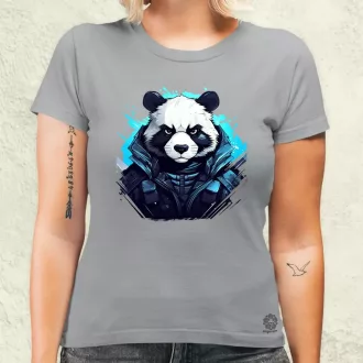 Cyberpunk panda v4 női póló