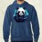 Cyberpunk panda v4 férfi pulóver