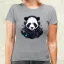 Cyberpunk panda v5 női póló