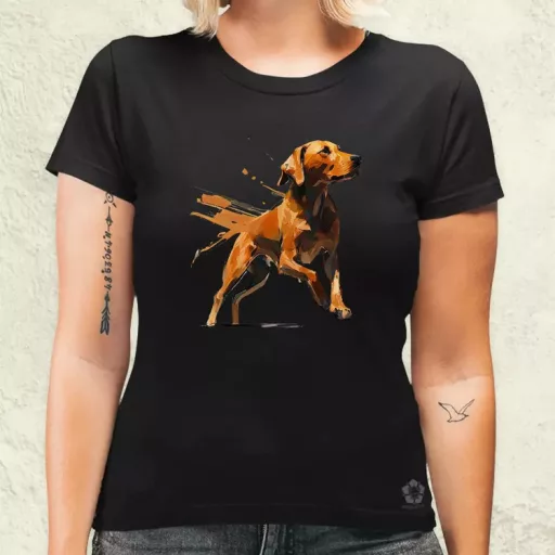 Magyar kutyák ugrik a vizsla női póló