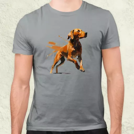 Magyar kutyák ugrik a vizsla férfi póló