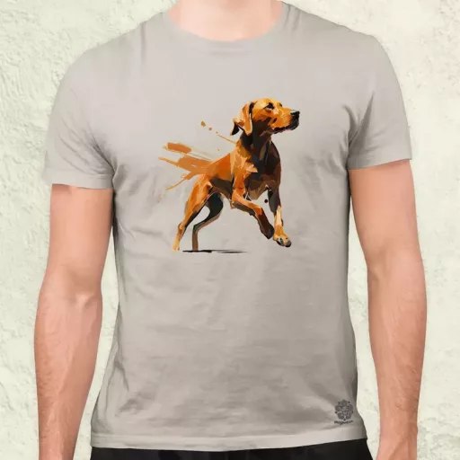 Magyar kutyák ugrik a vizsla férfi póló