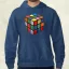 Rubik kocka férfi pulóver