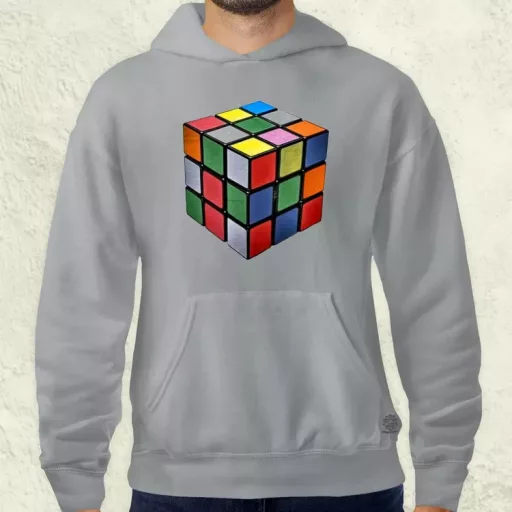 Rubik kocka férfi pulóver