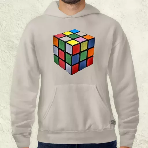 Rubik kocka férfi pulóver