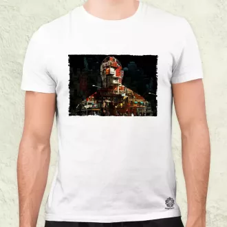 Pareidolia A Szikla város fantázia v2 férfi póló