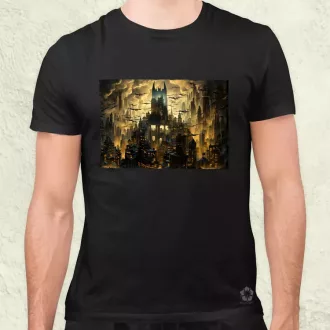 Pareidolia Batman denevérbarlang fantázia férfi póló