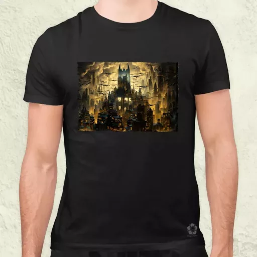Pareidolia Batman denevérbarlang fantázia férfi póló