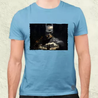 Pareidolia Batman város fantázia v1 férfi póló