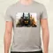 Pareidolia Batman város fantázia v2 férfi póló