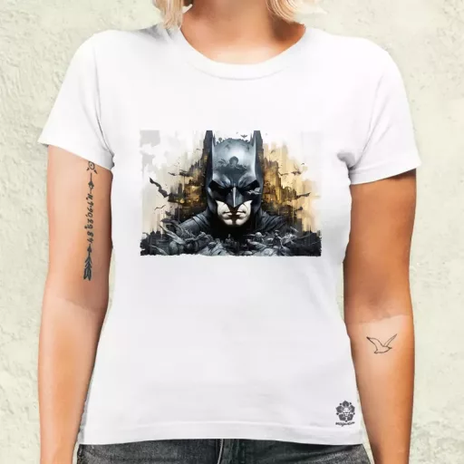 Pareidolia Batman város fantázia v6 női póló