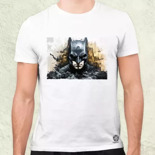 Pareidolia Batman város fantázia v6 férfi póló