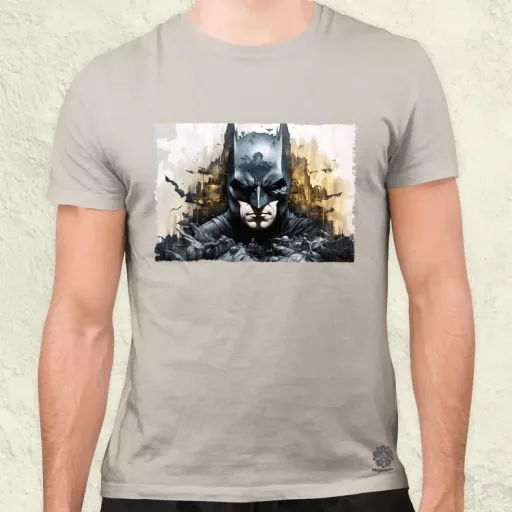 Pareidolia Batman város fantázia v6 férfi póló
