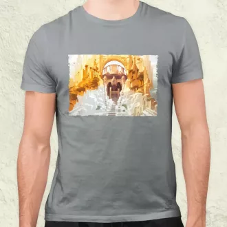 Pareidolia Ferenc pápa templom fantázia v2 férfi póló