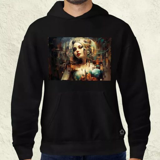 Pareidolia Harley Quinn város fantázia férfi pulóver