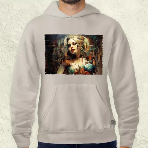 Pareidolia Harley Quinn város fantázia férfi pulóver