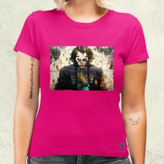 Pareidolia Joker város fantázia v2 női póló