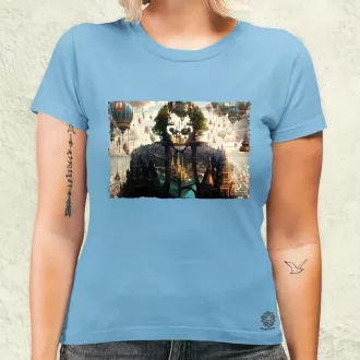 Pareidolia Joker város fantázia v2 női póló