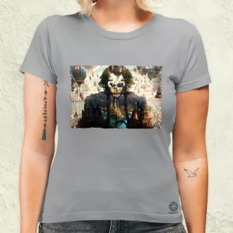 Pareidolia Joker város fantázia v2 női póló