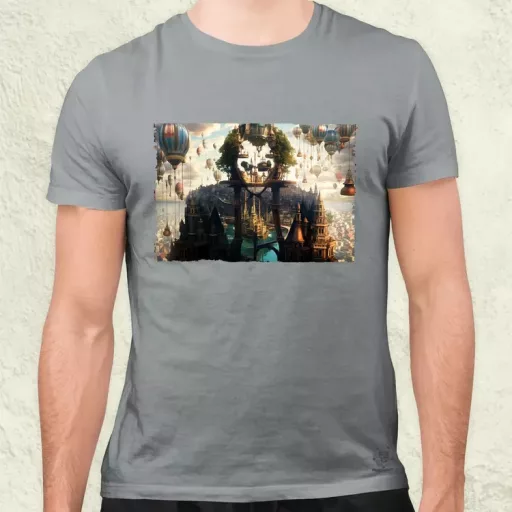 Pareidolia Joker város fantázia v2 férfi póló