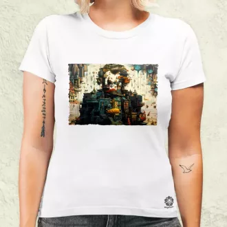 Pareidolia Joker város fantázia v3 női póló