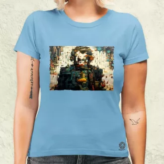 Pareidolia Joker város fantázia v3 női póló