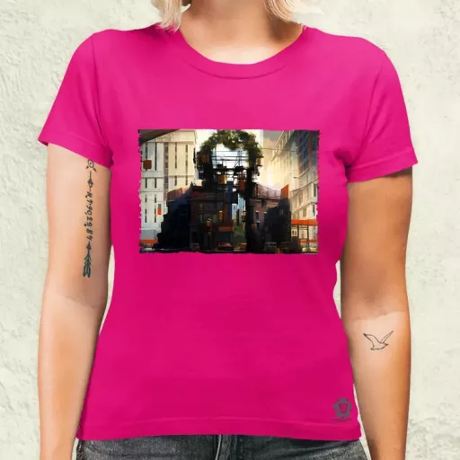 Pareidolia Joker város fantázia v4 női póló