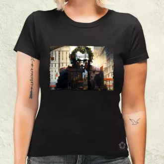 Pareidolia Joker város fantázia v4 női póló