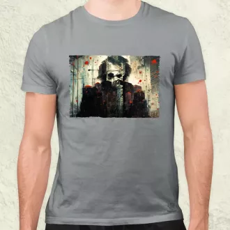Pareidolia Joker város fantázia v5 férfi póló