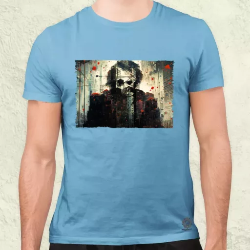 Pareidolia Joker város fantázia v5 férfi póló