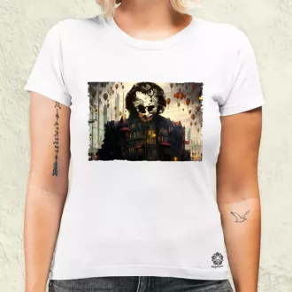 Pareidolia Joker város fantázia v6 női póló