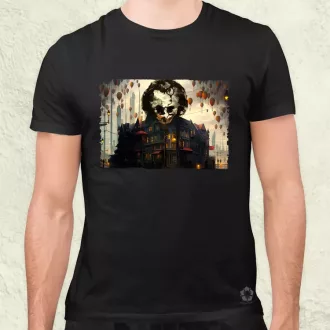 Pareidolia Joker város fantázia v6 férfi póló