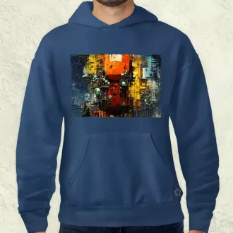 Pareidolia Pókember város fantázia v3 férfi pulóver